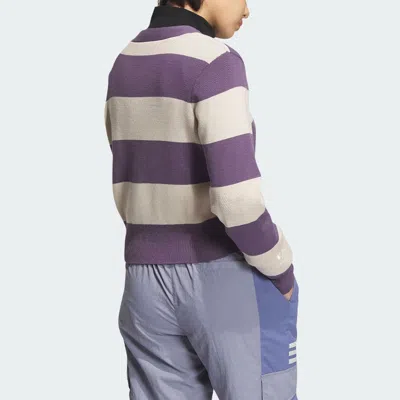 Adidas Originals (wmns)  Sportswear Cardigan 'purple Grey' In Multi