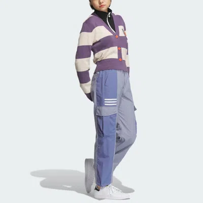 Adidas Originals (wmns)  Sportswear Cardigan 'purple Grey' In Multi