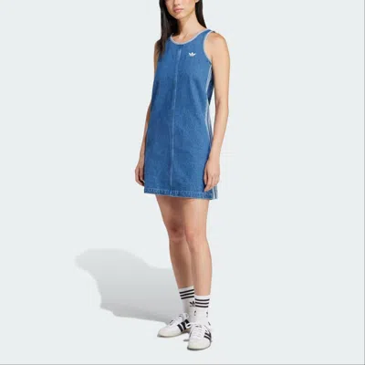 Adidas Originals (wmns) Adidas Denim 3s Dress 'blue'