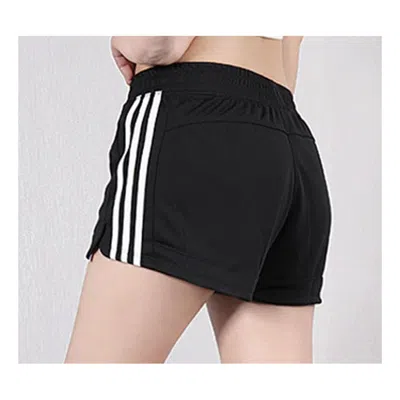 Adidas Originals Adidas Training Plus 3 Stripe Pacer Shorts In Black In Multi
