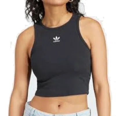 Adidas Originals (wmns) Adidas Essentials Rib Tank Top Asia Sizing 'black'