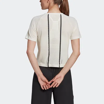 Adidas Originals (wmns) Adidas Crop Tee Athleisure Casual Sports Round Neck Short Sleeve Jade White T-shirt