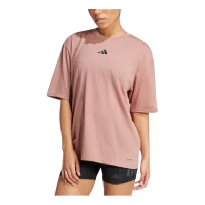 Adidas Originals (wmns) Adidas Climacool One Rep At A Time Training Graphic T-shirt 'pink'