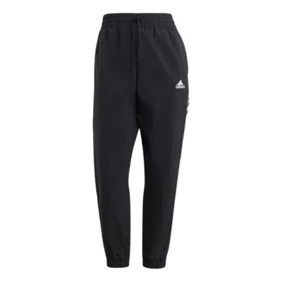 Adidas Originals (wmns) Adidas Essentials 3-stripes Woven 7/8 Pants Asia Sizing 'black'