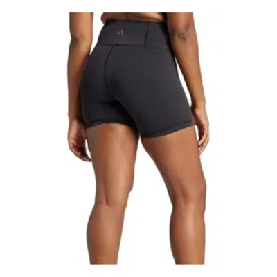 Adidas Originals (wmns) Adidas All Me 5-inch Short Leggings 'black' In Blue