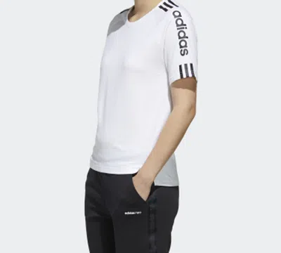 Adidas Originals (wmns) Adidas Neo W Esntl 3s T Sports Short Sleeve White