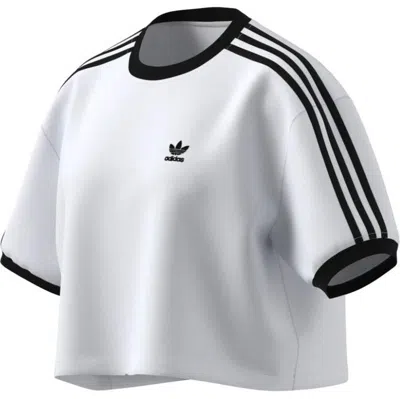 Adidas Originals (wmns) Adidas 3s Loose Crop Top 'white'
