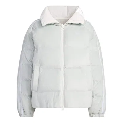 Adidas Originals (wmns)  Reversible Down Jacket 'wonder Silver' In White