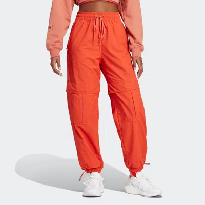 Adidas Originals (wmns) Adidas By Stella Mccartney Truecasuals Woven Solid Track Pants 'orange'