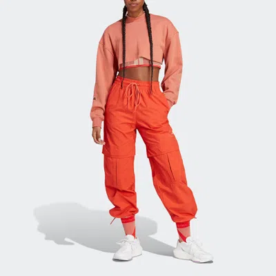 Adidas Originals (wmns) Adidas By Stella Mccartney Truecasuals Woven Solid Track Pants 'orange'