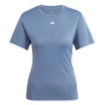 Adidas Originals (wmns) Adidas Designed For Training T-shirt Asia Sizing 'blue'