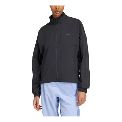 Adidas Originals (wmns) Adidas Pacer All Gym Tonal 3-stripes Woven Jacket 'black'