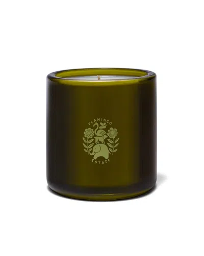Flamingo Estate Douglas Fir & Ancient Vetiver Candle In Green