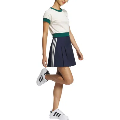 Adidas Originals (wmns)  X Notitle Tennis T-shirts 'white Green' In Multi