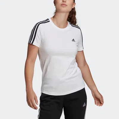 Adidas Originals (wmns) Adidas W 3s T Sports Short Sleeve White T-shirt