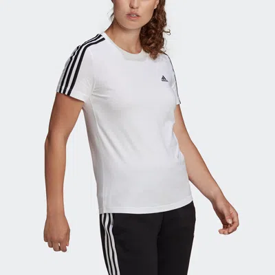 Adidas Originals (wmns) Adidas W 3s T Sports Short Sleeve White T-shirt