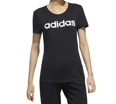 Adidas Originals (wmns) Adidas Neo W Esntl Lg T 1 Sports Short Sleeve Black