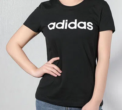 Adidas Originals (wmns) Adidas Neo W Esntl Lg T 1 Sports Short Sleeve Black