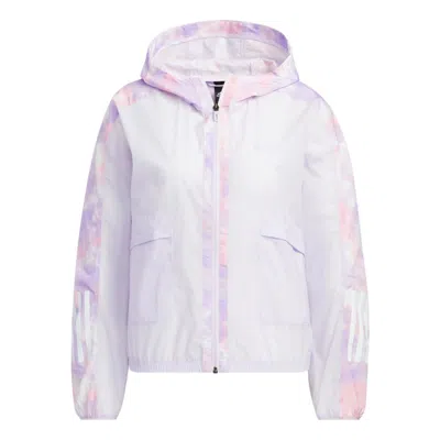 Adidas Originals (wmns) Adidas Met Aop Windbreaker 'purple'