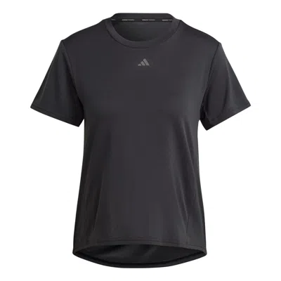 Adidas Originals (wmns) Adidas Hiit Heat.rdy Sweat-conceal Training T-shirt 'black'