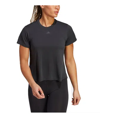 Adidas Originals (wmns) Adidas Hiit Heat.rdy Sweat-conceal Training T-shirt 'black'