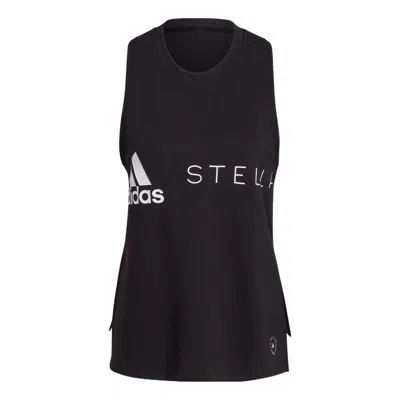 Adidas Originals (wmns) Adidas By Stella Mccartney Sportswear Logo Tank Top 'black White'