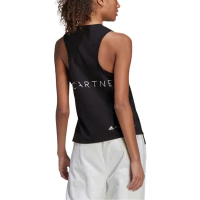 Adidas Originals (wmns) Adidas By Stella Mccartney Sportswear Logo Tank Top 'black White'