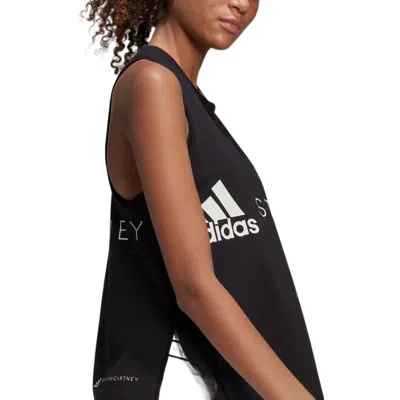 Adidas Originals (wmns) Adidas By Stella Mccartney Sportswear Logo Tank Top 'black White'