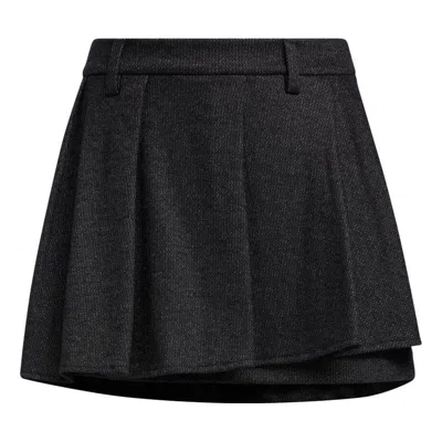 Adidas Originals (wmns) Adidas Wool Blended Front Pleated Skirt 'black'