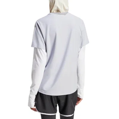 Adidas Originals (wmns) Adidas Own The Run T-shirt 'halo Silver'
