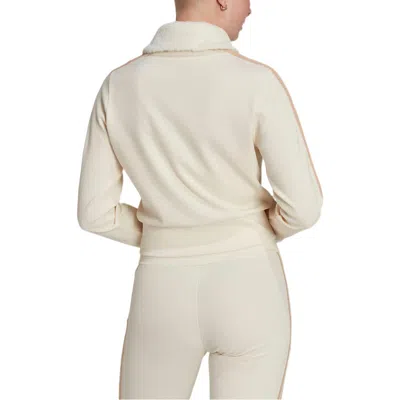 Adidas Originals (wmns) Adidas Ski Chic Rib Track Jacket 'beige' In Neutral