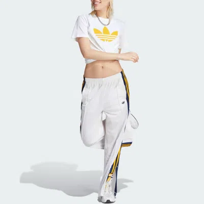 Adidas Originals (wmns)  Pearl Trefoil T-shirt 'white' In Multi