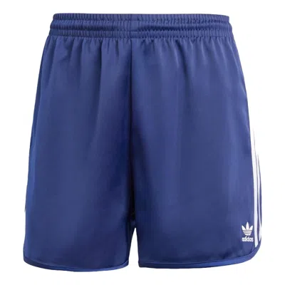 Adidas Originals (wmns) Adidas Satin Sprint Shorts 'dark Blue'