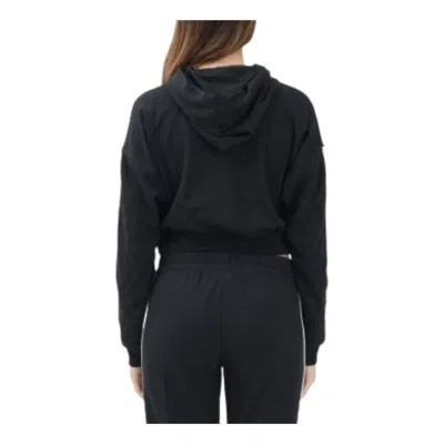 Adidas Originals (wmns) Adidas Essentials 3-stripes French Terry Crop Hoodie 'black'