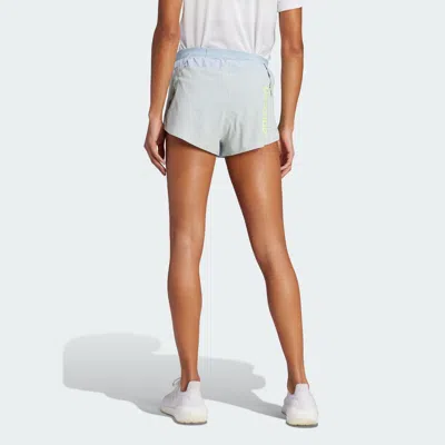 Adidas Originals (wmns) Adidas Adizero Running Split Shorts 'wonder Blue'