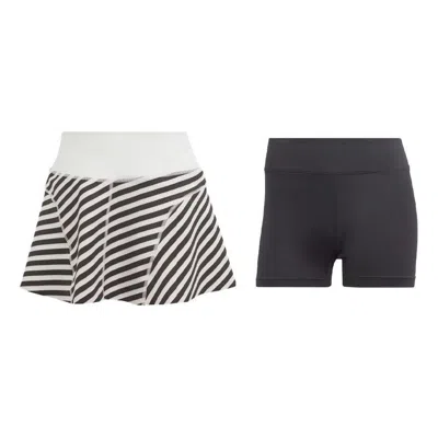 Adidas Originals (wmns) Adidas Tennis Reversible Aeroready Match Pro Skirt 'black White'