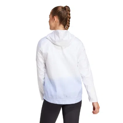 Adidas Originals (wmns) Adidas Own The Run Climacool Colorblock T-shirt 'green Black' In White