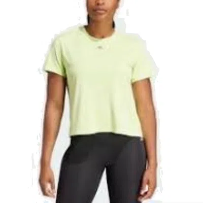 Adidas Originals (wmns) Adidas Hiit Heat.rdy Sweat-conceal Training T-shirt 'green'