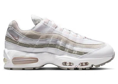 Pre-owned Nike Air Max 95 Og Big Bubble (women's) Sneakers In White/light Charcoal/pearl Grey