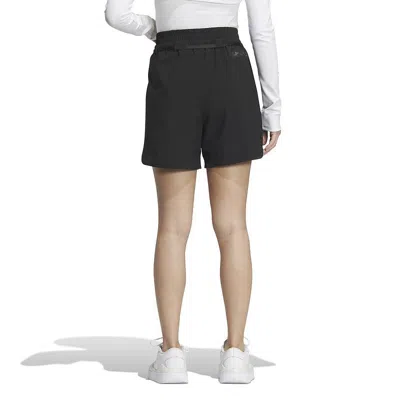Adidas Originals (wmns) Adidas Breathable Loose-fit Woven High-waist Shorts Asia Sizing 'black' In Brown