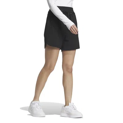 Adidas Originals (wmns) Adidas Breathable Loose-fit Woven High-waist Shorts Asia Sizing 'black' In Brown