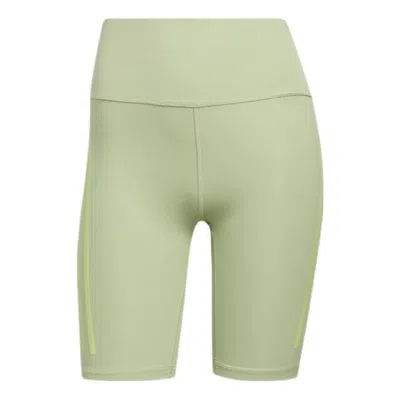 Adidas Originals (wmns) Adidas Essentials 3-stripes Waisted Short Leggings 'green'