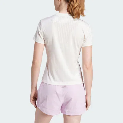 Adidas Originals (wmns) Adidas Hiit Airchill Training T-shirt Asia Sizing 'white' In Gray