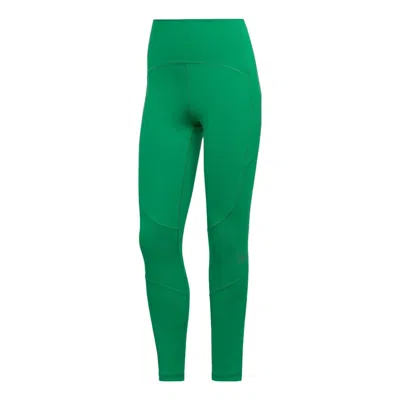 Adidas Originals (wmns) Adidas By Stella Mccartney Logo Print Leggings 'green'