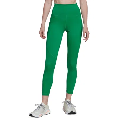 Adidas Originals (wmns) Adidas By Stella Mccartney Logo Print Leggings 'green'