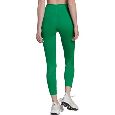 Adidas Originals (wmns) Adidas By Stella Mccartney Logo Print Leggings 'green'
