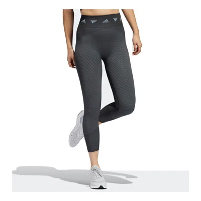 Adidas Originals (wmns) Adidas Aeroknit Training 7/8 Leggings 'grey' In Gray