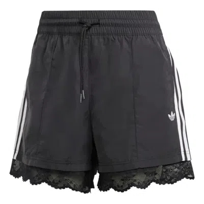Adidas Originals (wmns)  Lace Trim 3-stripes Shorts 'black'