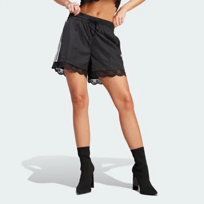Adidas Originals (wmns)  Lace Trim 3-stripes Shorts 'black'