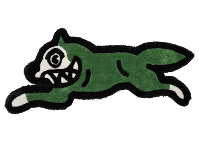 Pre-owned Ice Cream Running Dog Rug Green In Multi